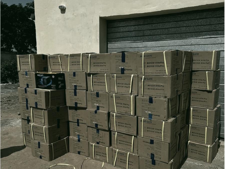 Power supply units staged for delivery to NSCDC National Headquarters
